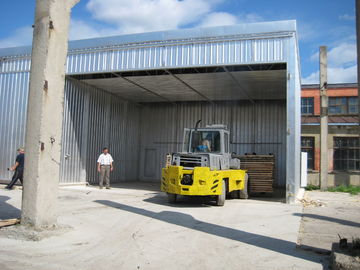 Durable Wood Drying Chamber 4500 Mm Internal Height Forklift Loading